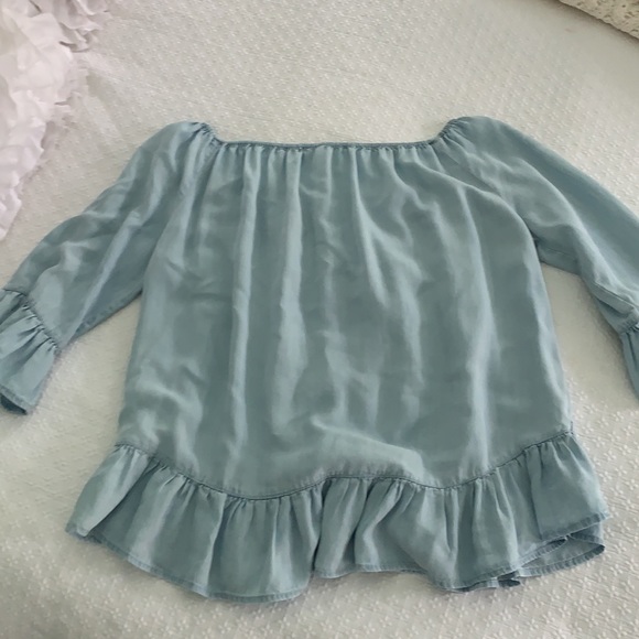 Blue flow Top - Picture 2 of 3